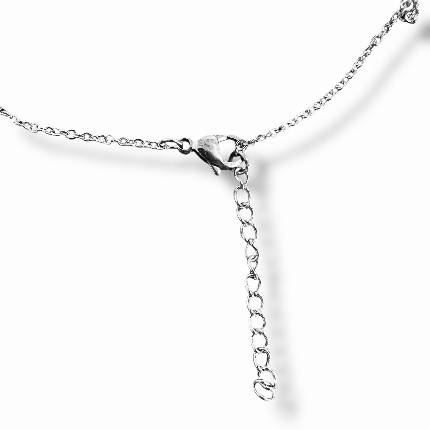 Little Red Heart and Striped necklace