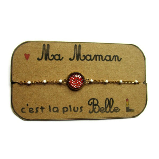 Bracelet Acier Inoxydable "Ma Maman c'est la Plus Belle"