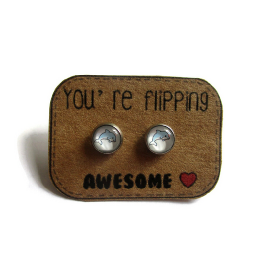 Puces d'Oreilles Enfant Dauphin / You're flipping awesome!!!