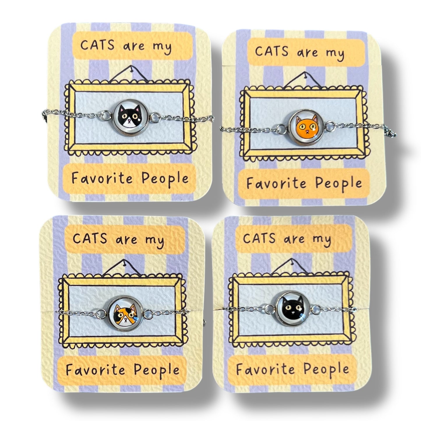 Bracelet Enfant Petit Chat / Cats are my favorite people!