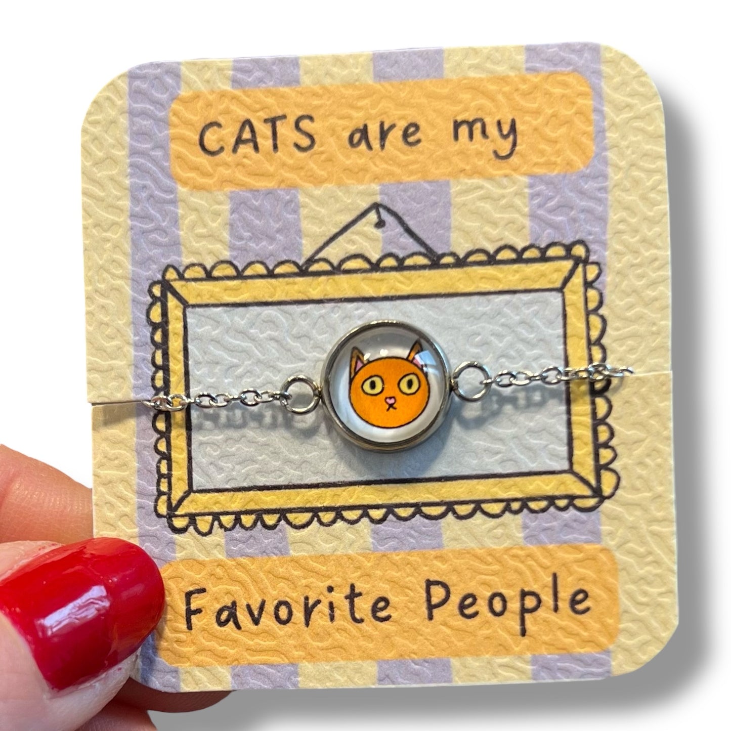 Bracelet Enfant Petit Chat / Cats are my favorite people!