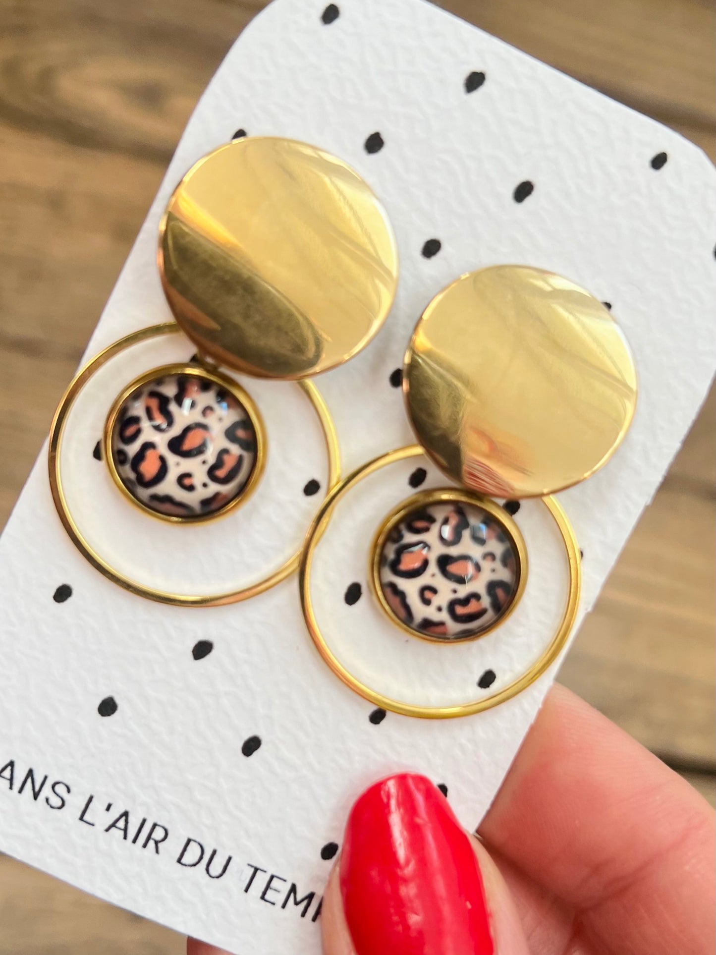 Leopard print Earrings