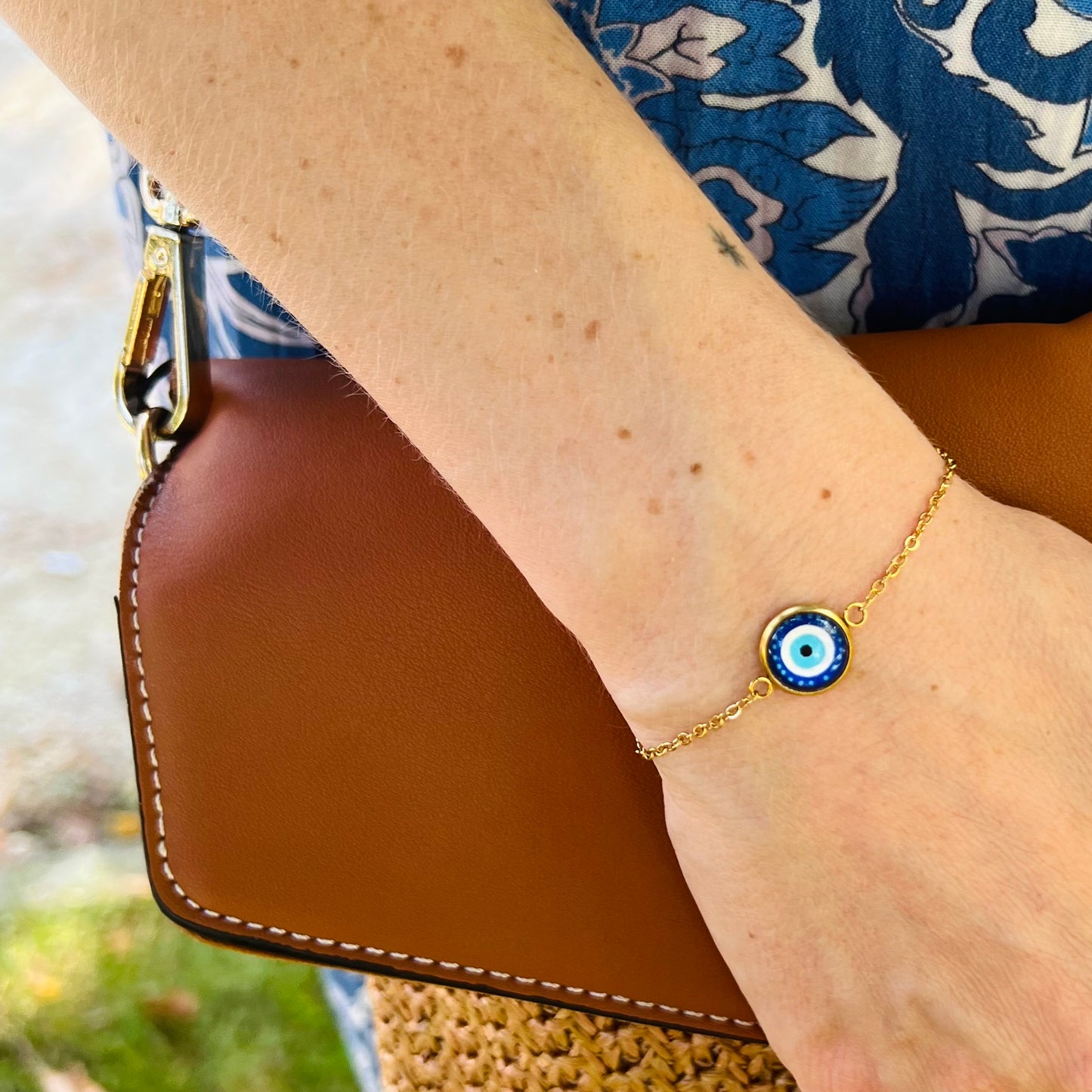 Blue Evil Eyes Bracelet