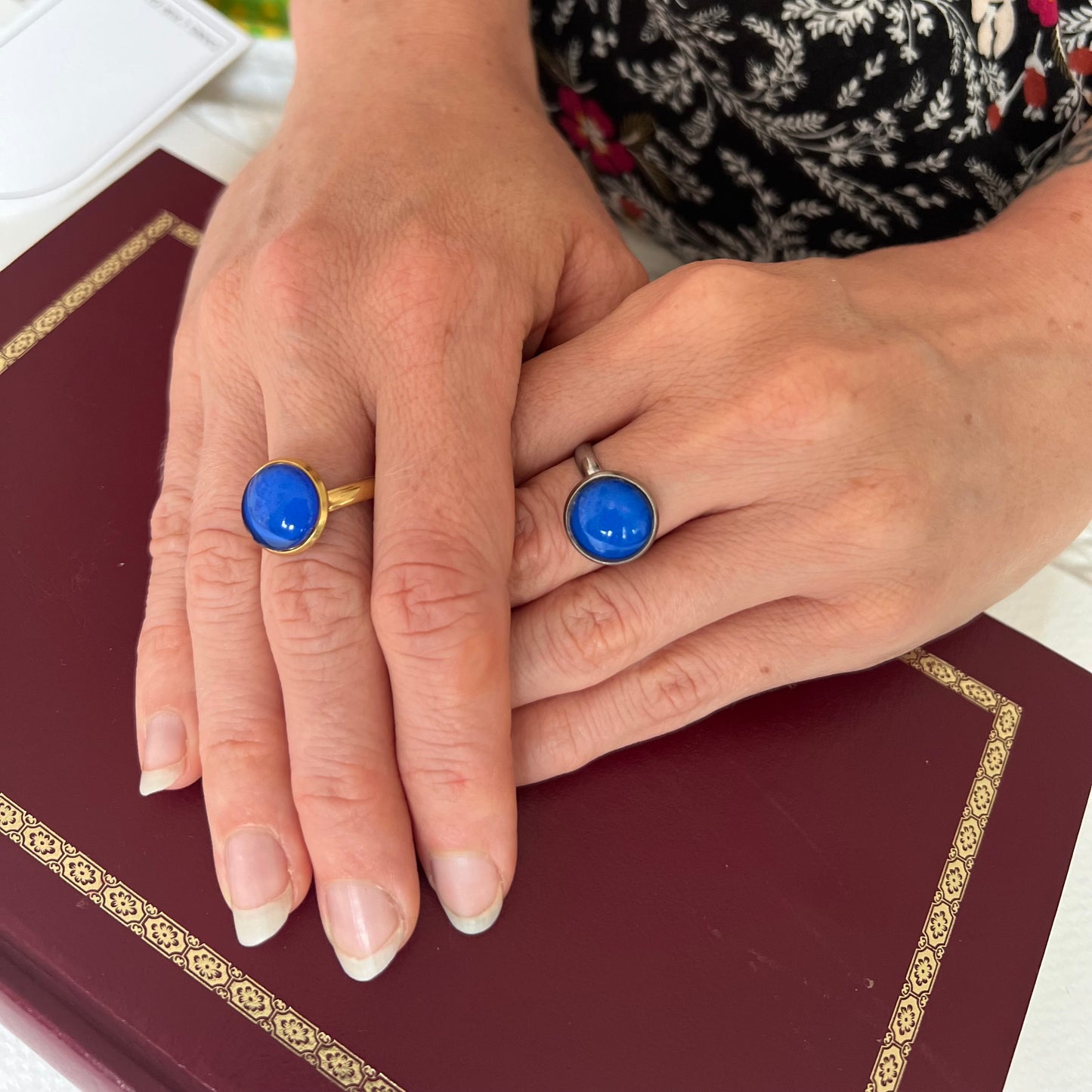 Small Cobalt Blue Ring