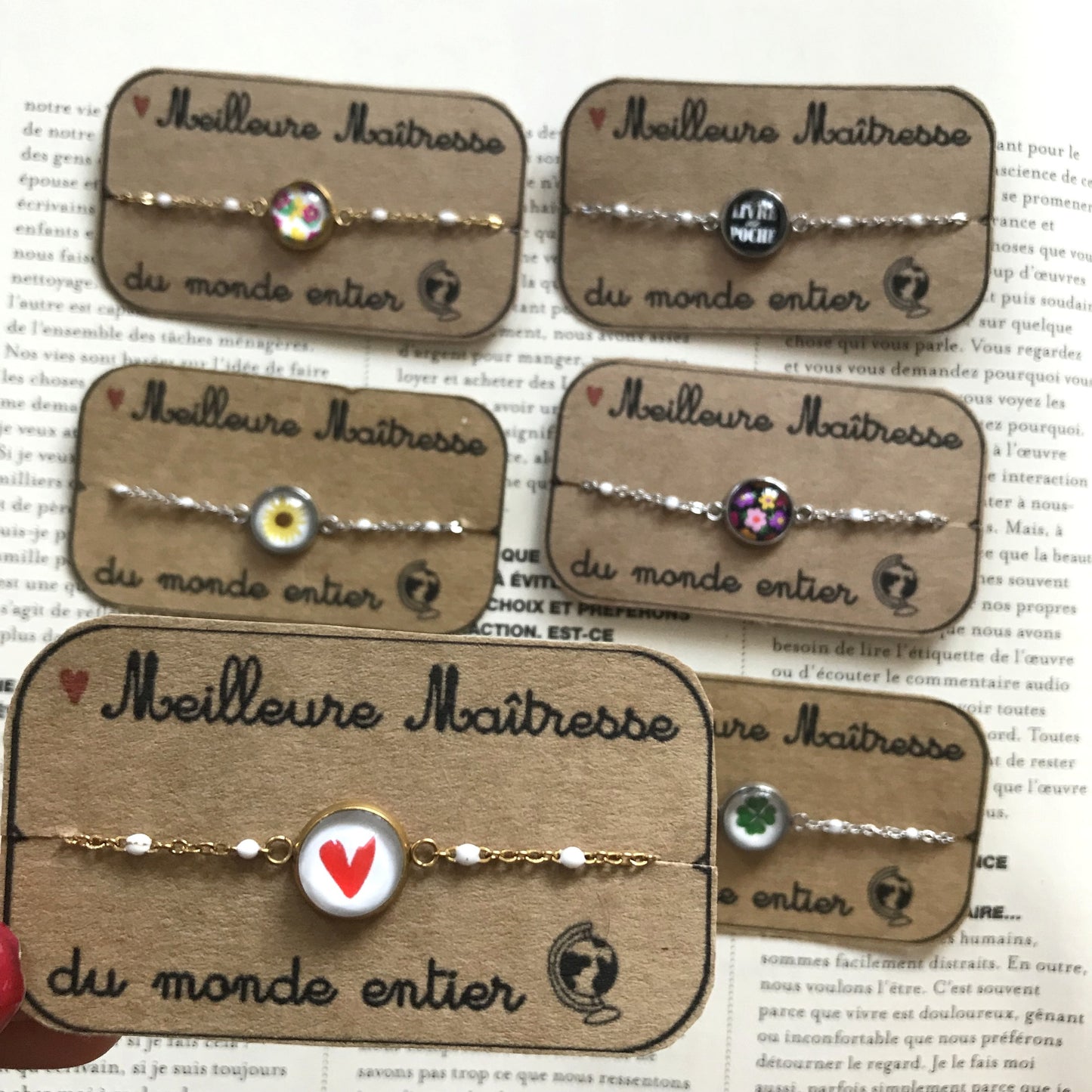 Meilleure Maîtresse du monde bracelet