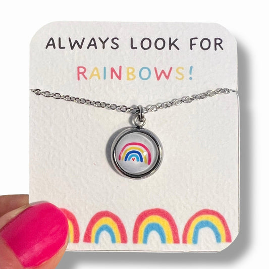Collier Enfant Motif Arc en ciel / Always look for rainbows!
