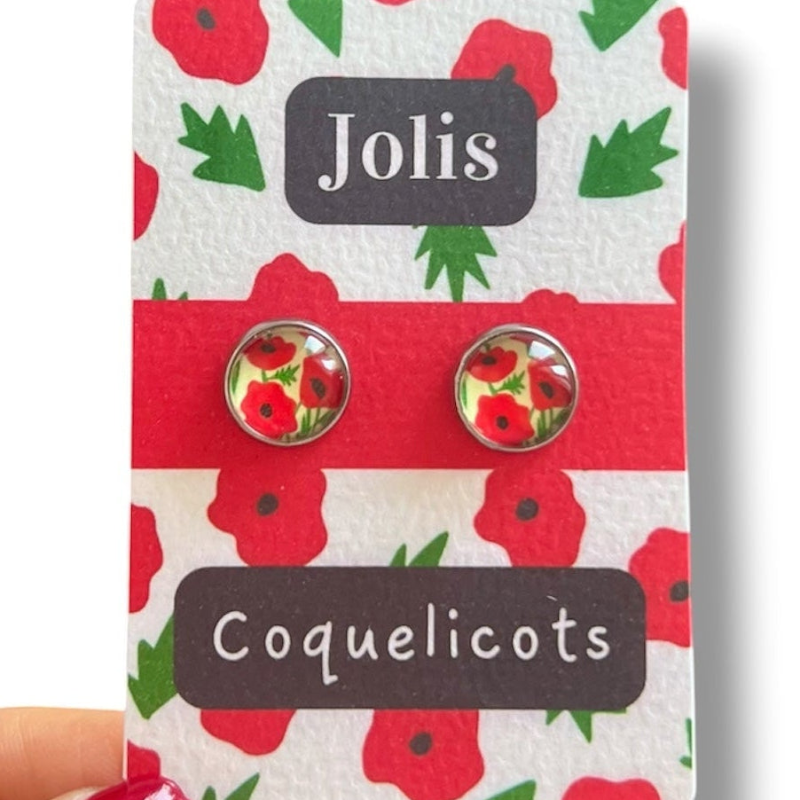 Puces d'Oreilles Coquelicots