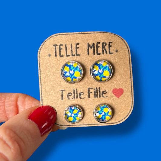 "Telle mère, Telle Fille!" Lemons Stud Earrings