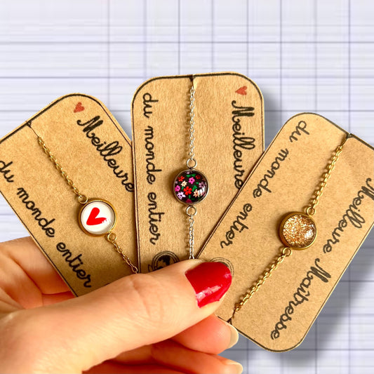 Bracelet Acier Inoxydable Meilleure maîtresse du monde entier