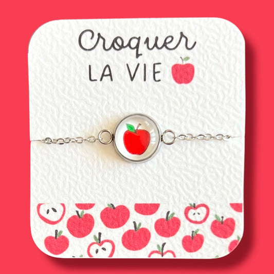 Red Apple Bracelet for kids!