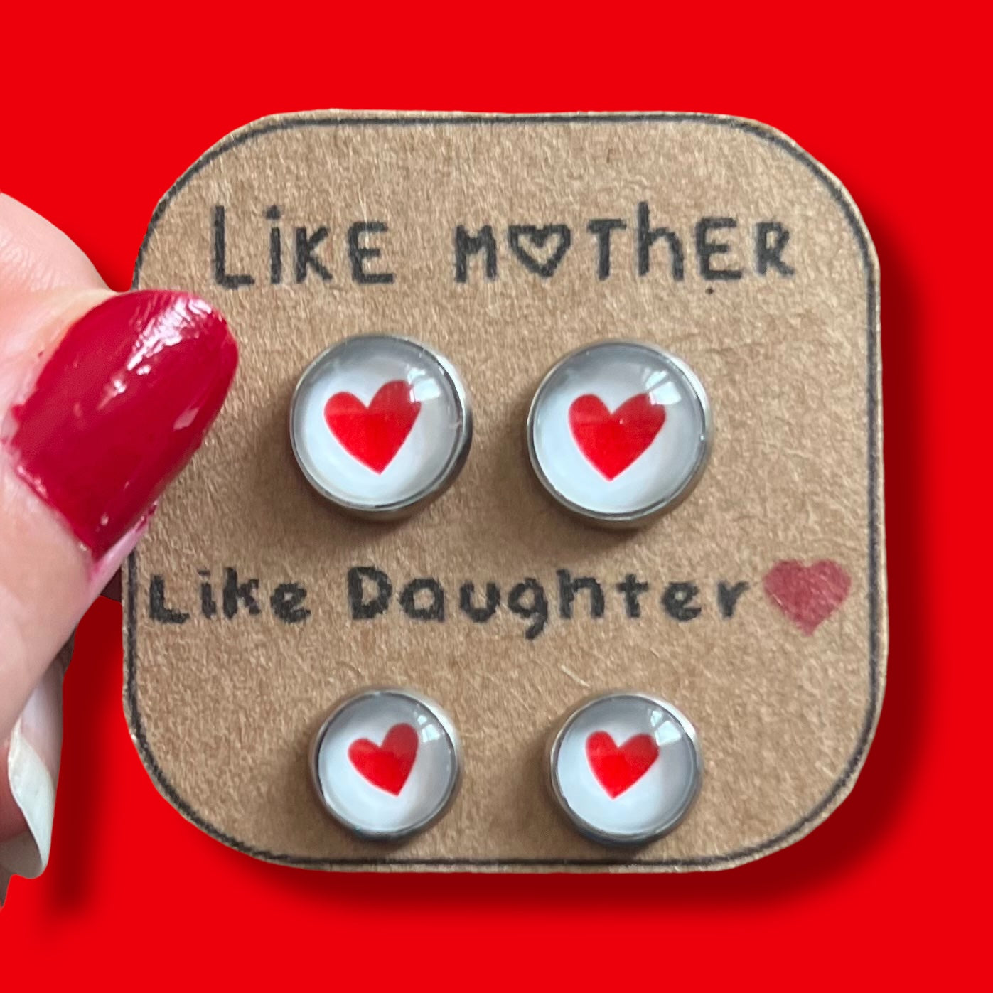 "Telle mère, Telle Fille!" Stud Earrings