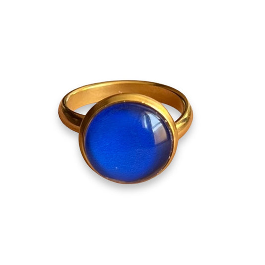 Petite Bague bleu électrique