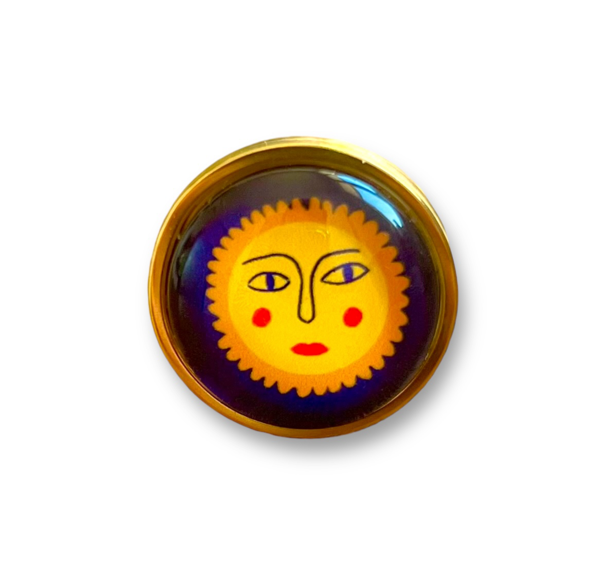 Sun Face Ring