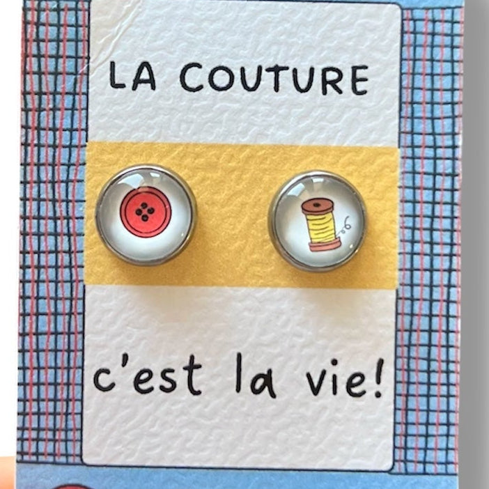 Puces d'Oreilles La Couture c'est la Vie