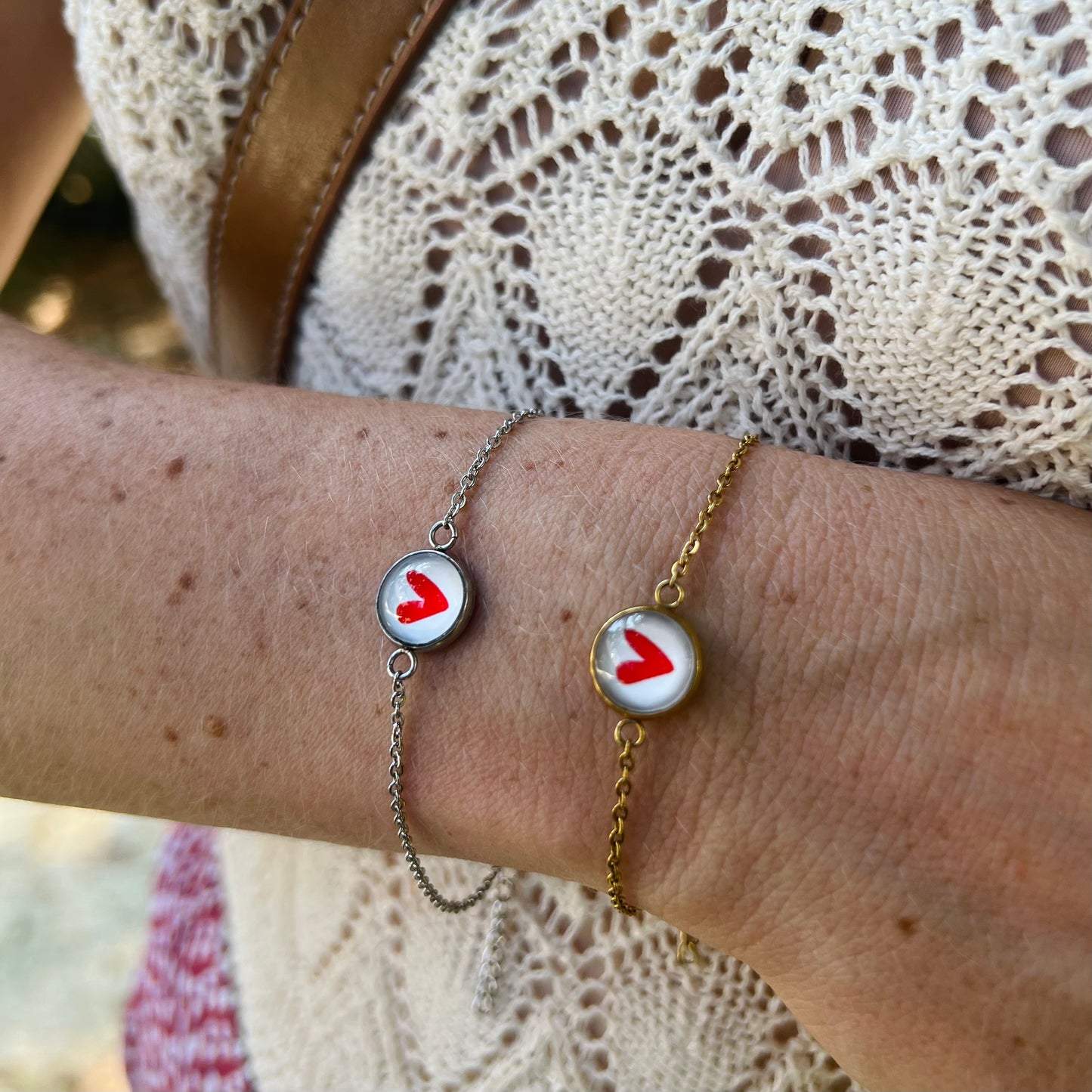 Red Heart Bracelet - Best Sister Bracelet