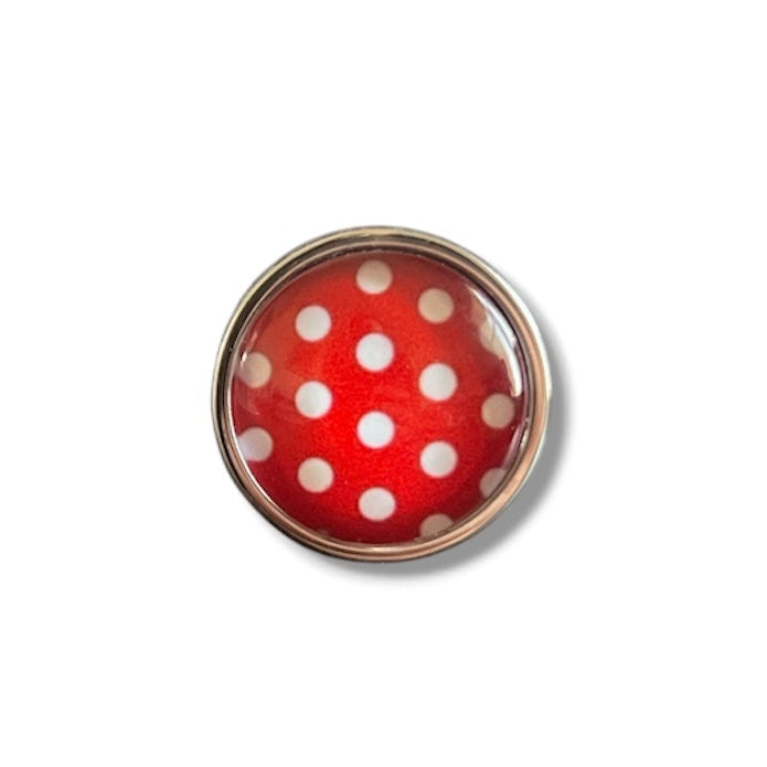 Bague Pois Rouges et Blancs