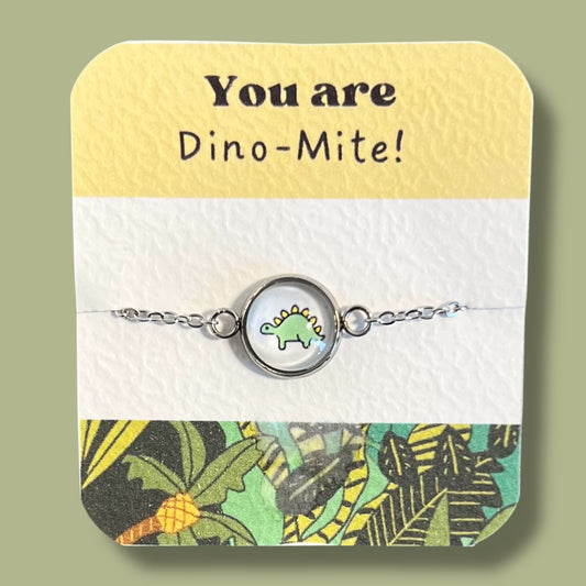 Green Dinosaur Bracelet