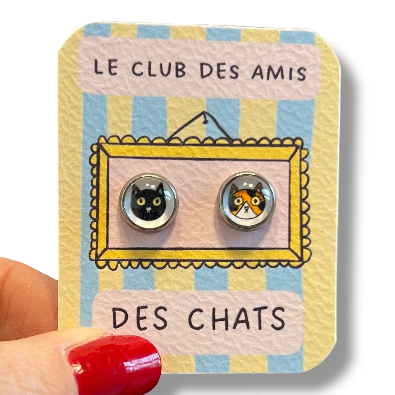 Puces d'Oreilles enfant Chats Dépareillés / Le club des amis des chats