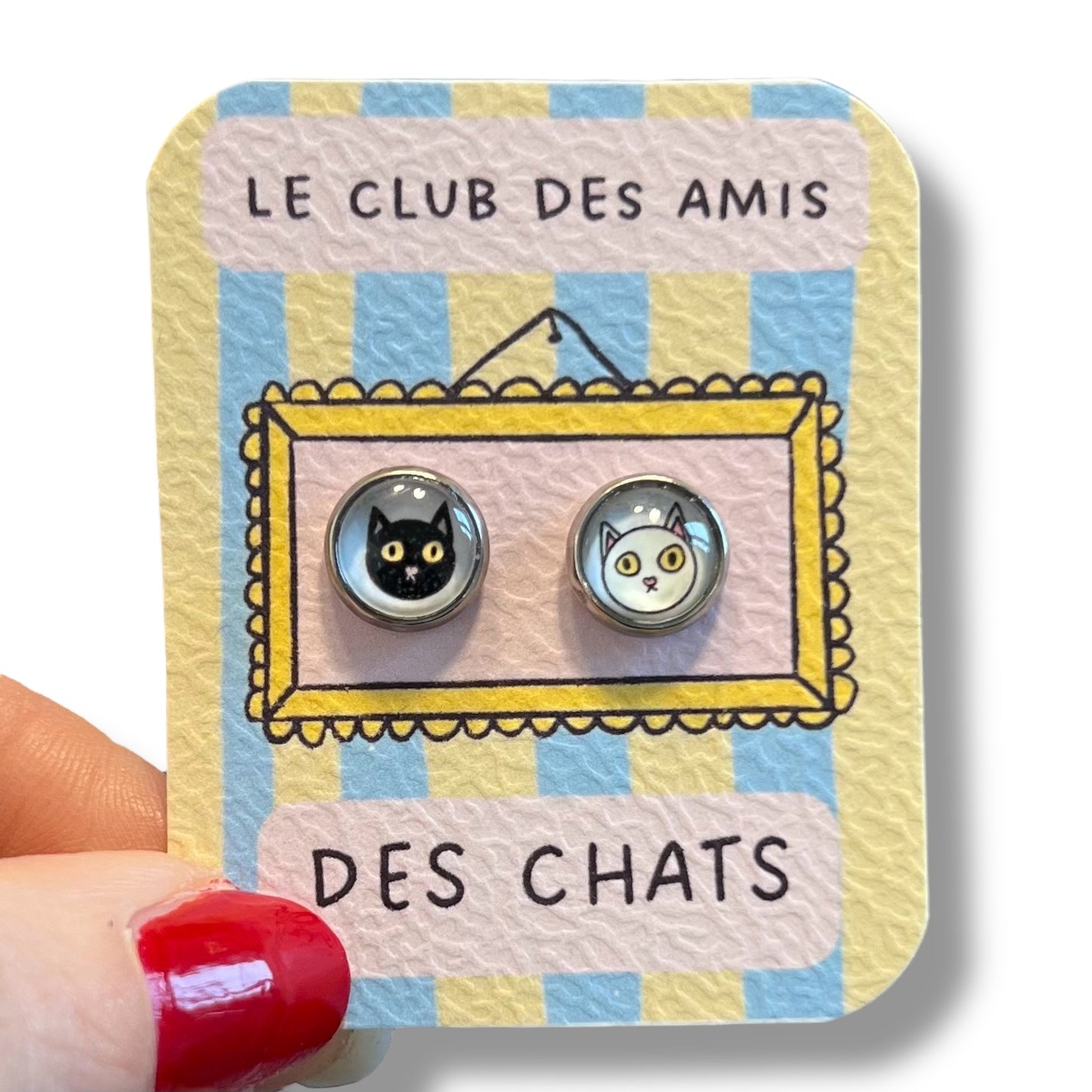 Puces d'Oreilles enfant Chats Dépareillés / Le club des amis des chats