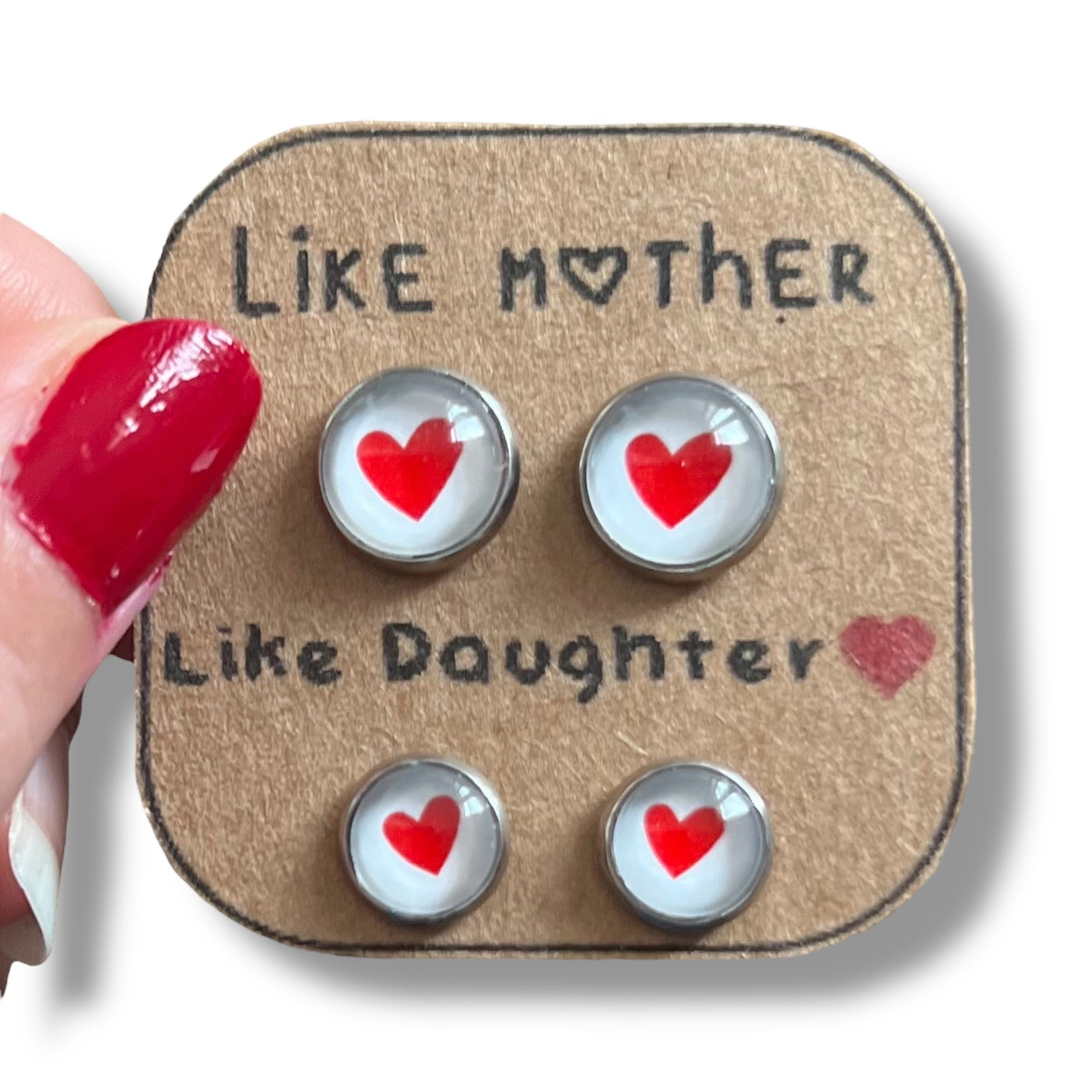 "Telle mère, Telle Fille!" Stud Earrings