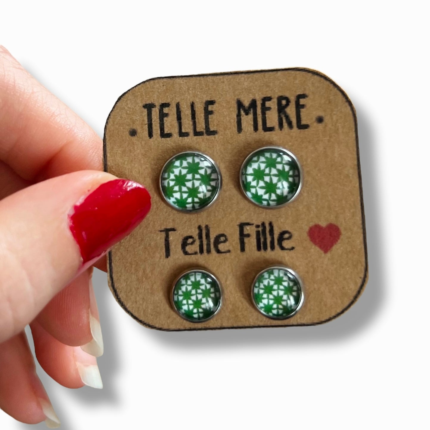 "Telle mère, Telle Fille!" Stud Earrings