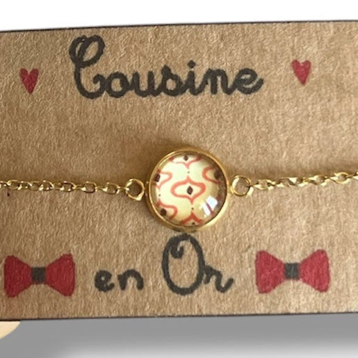 Bracelet Acier Inoxydable Motif géométrique rétro