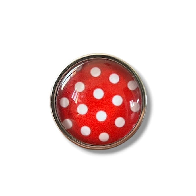 Bague Pois Rouges et Blancs