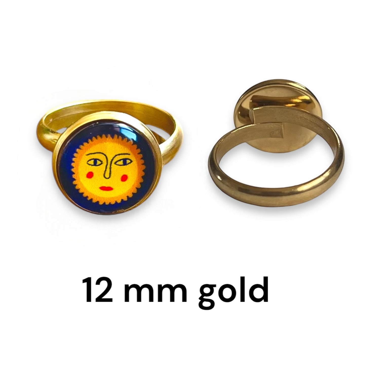 Sun Face Ring