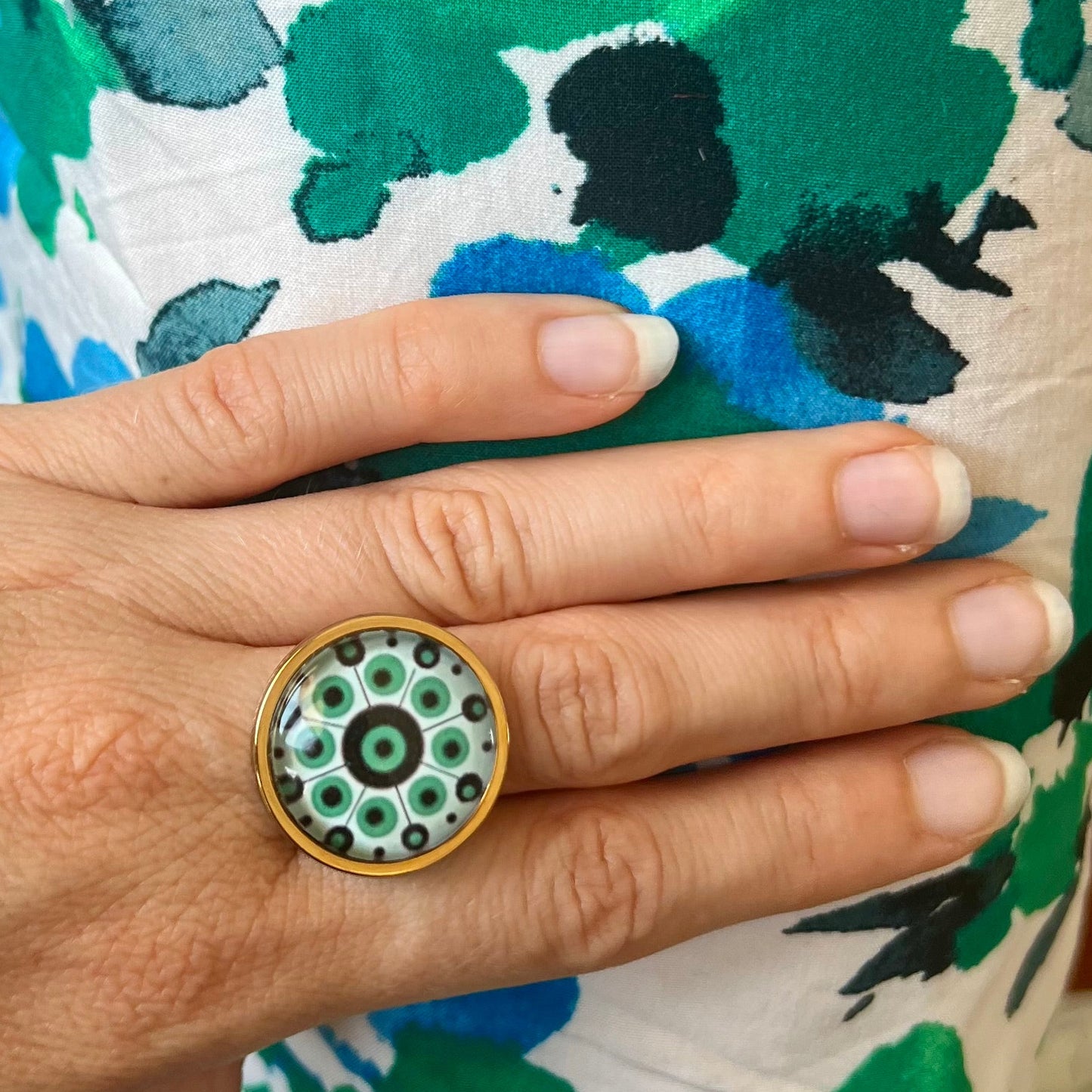Bague Mandala Turquoise