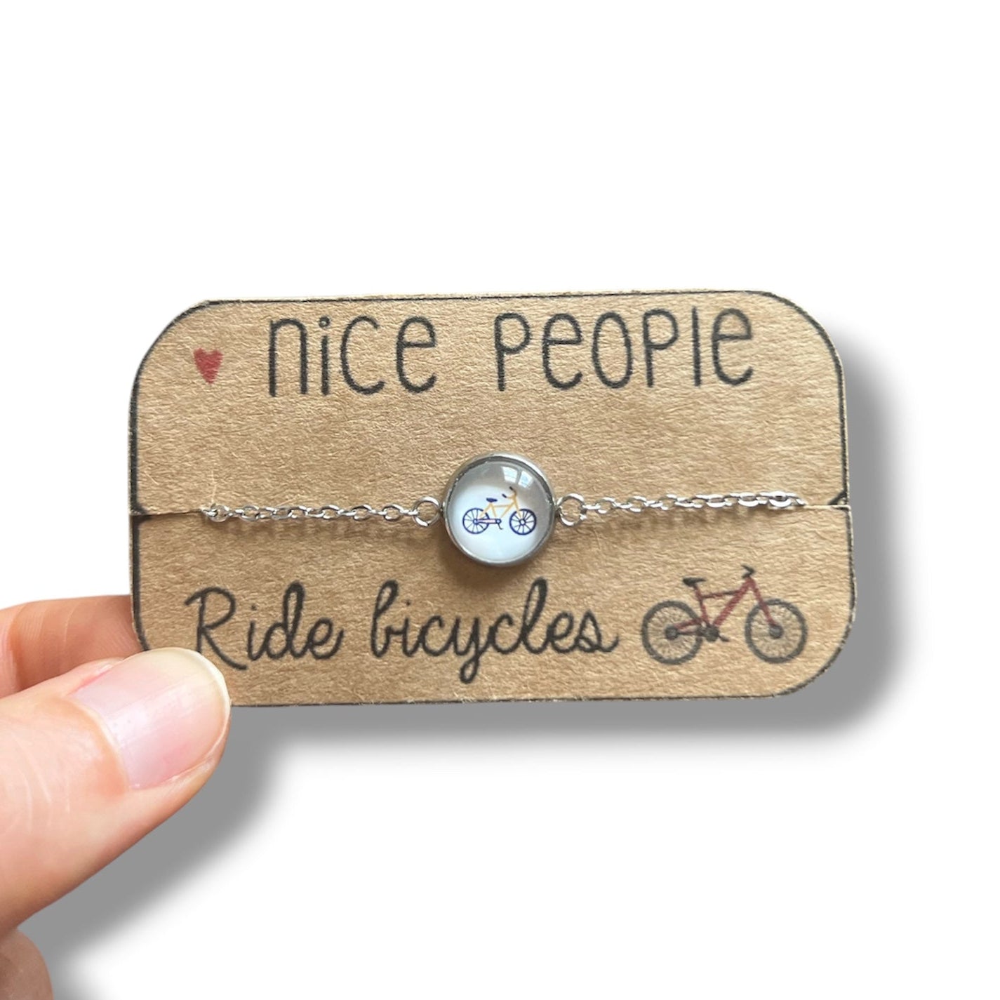 Bracelet Vélo finition dorée ou argentée