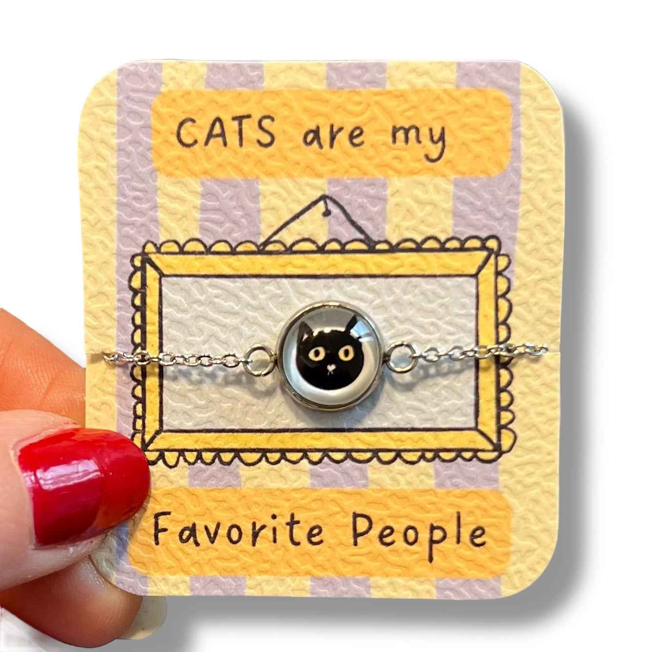 Bracelet Enfant Petit Chat / Cats are my favorite people!