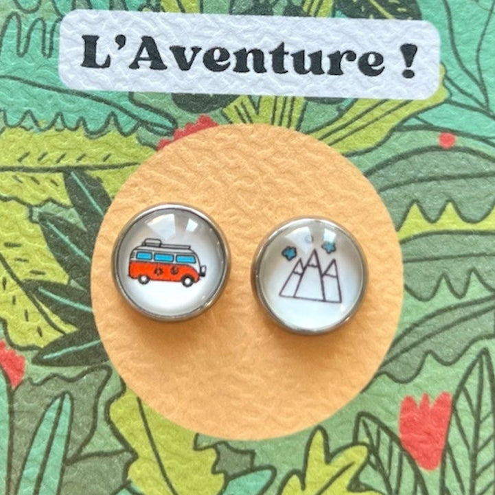 Puces d'Oreilles Van et Montagne /  "En route pour l'aventure!"