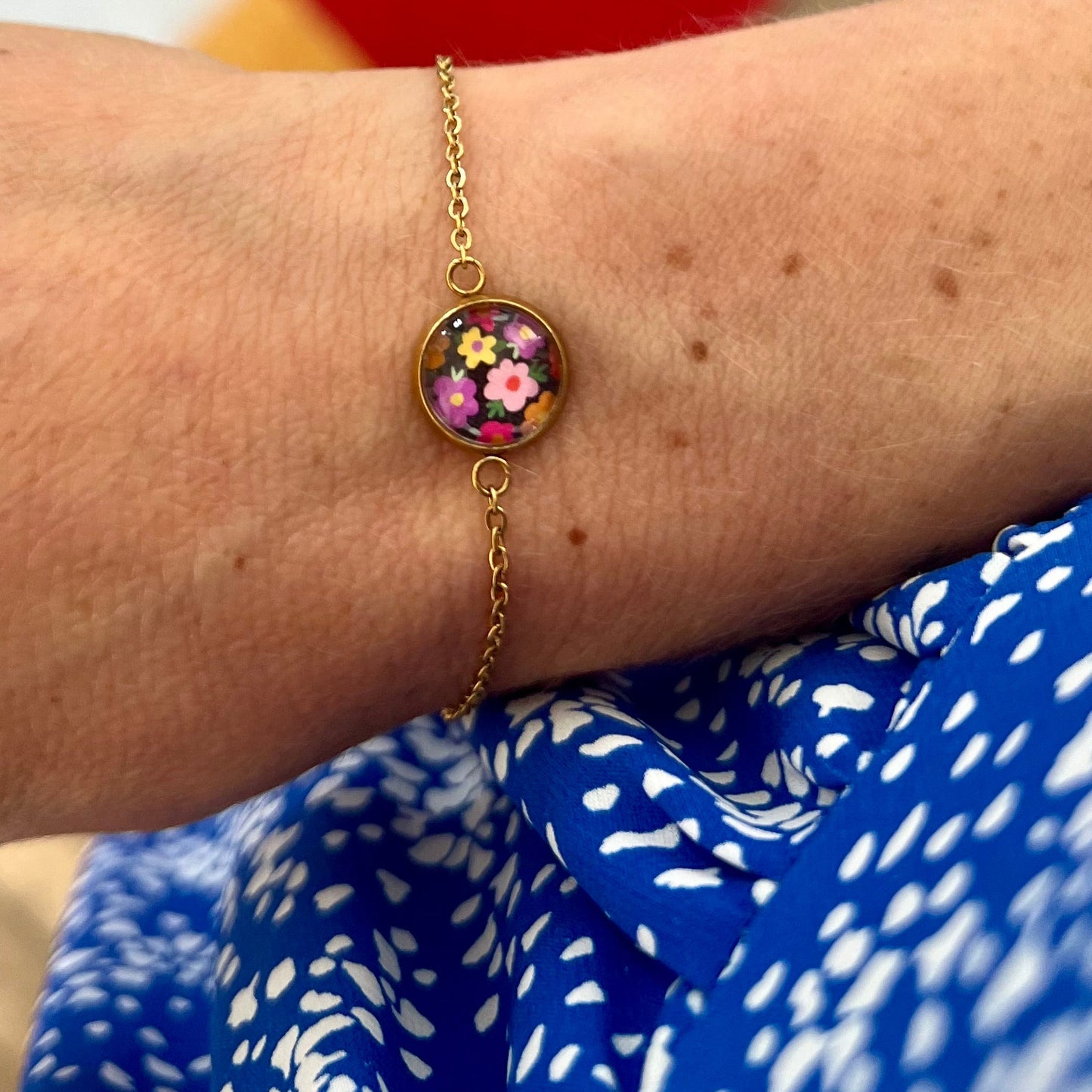 Merci pour tout bracelet, golden or silver finish