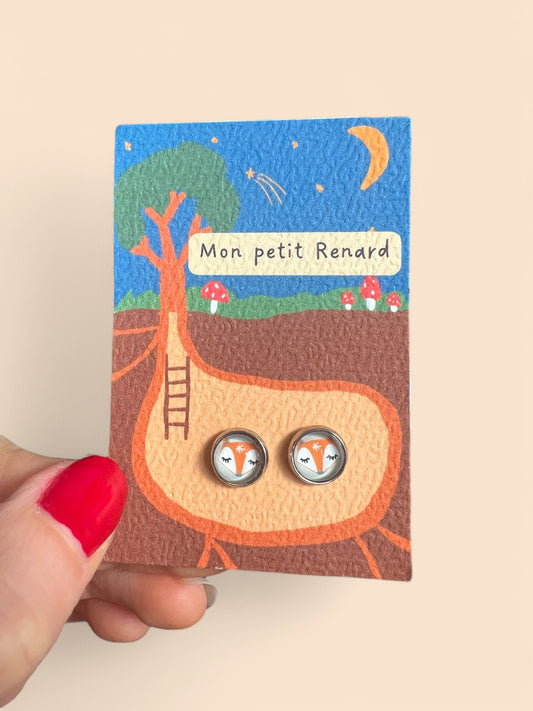 Puces d'Oreilles Enfant Renards