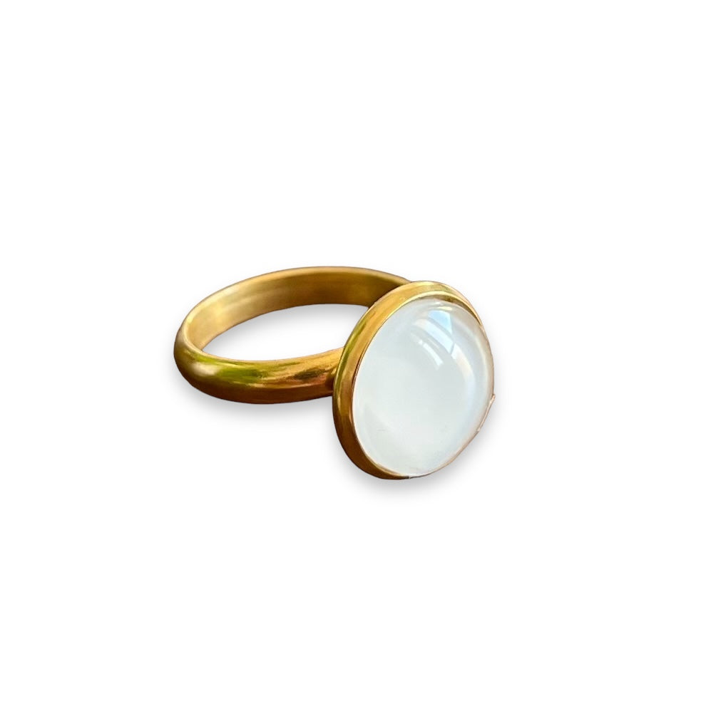 Small Beige Ring