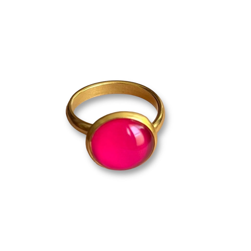 Small Fuschia Ring