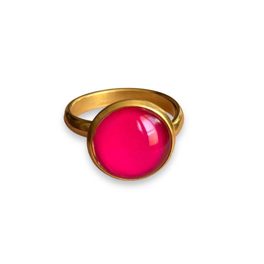 Small Fuschia Ring