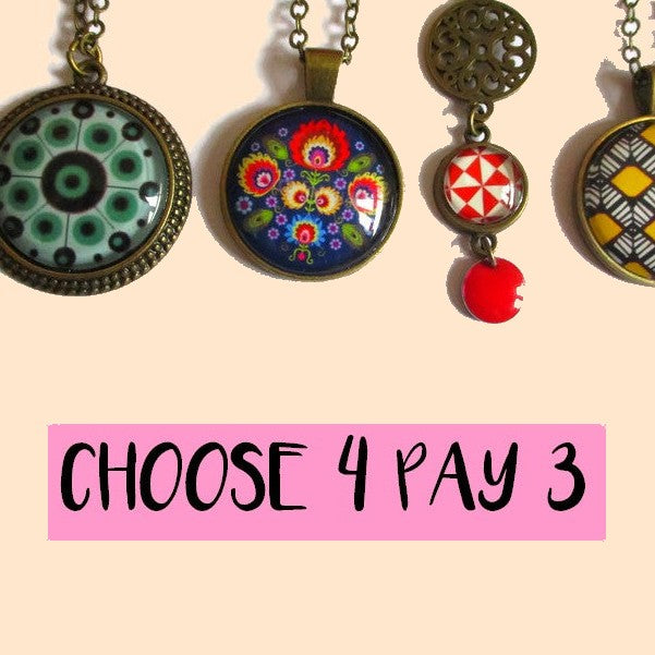 Buy ANY 3 Necklaces, Get 1 FREE