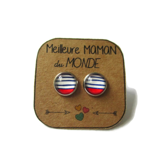 Meilleure Maman du Monde Stud Earrings