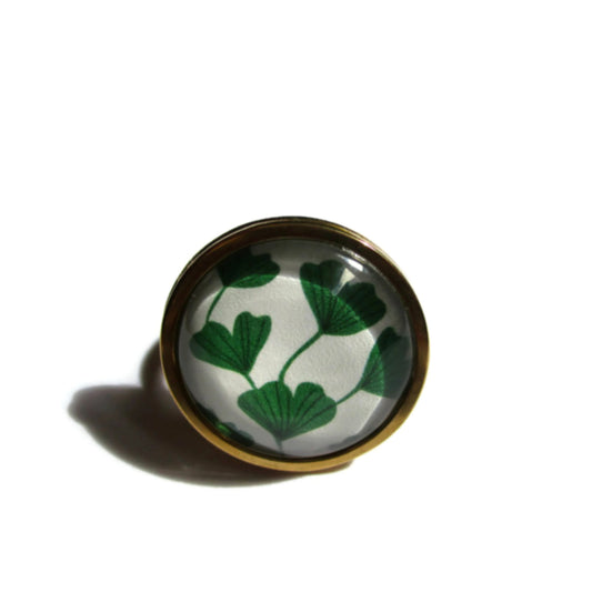 Green Ginkgo Ring