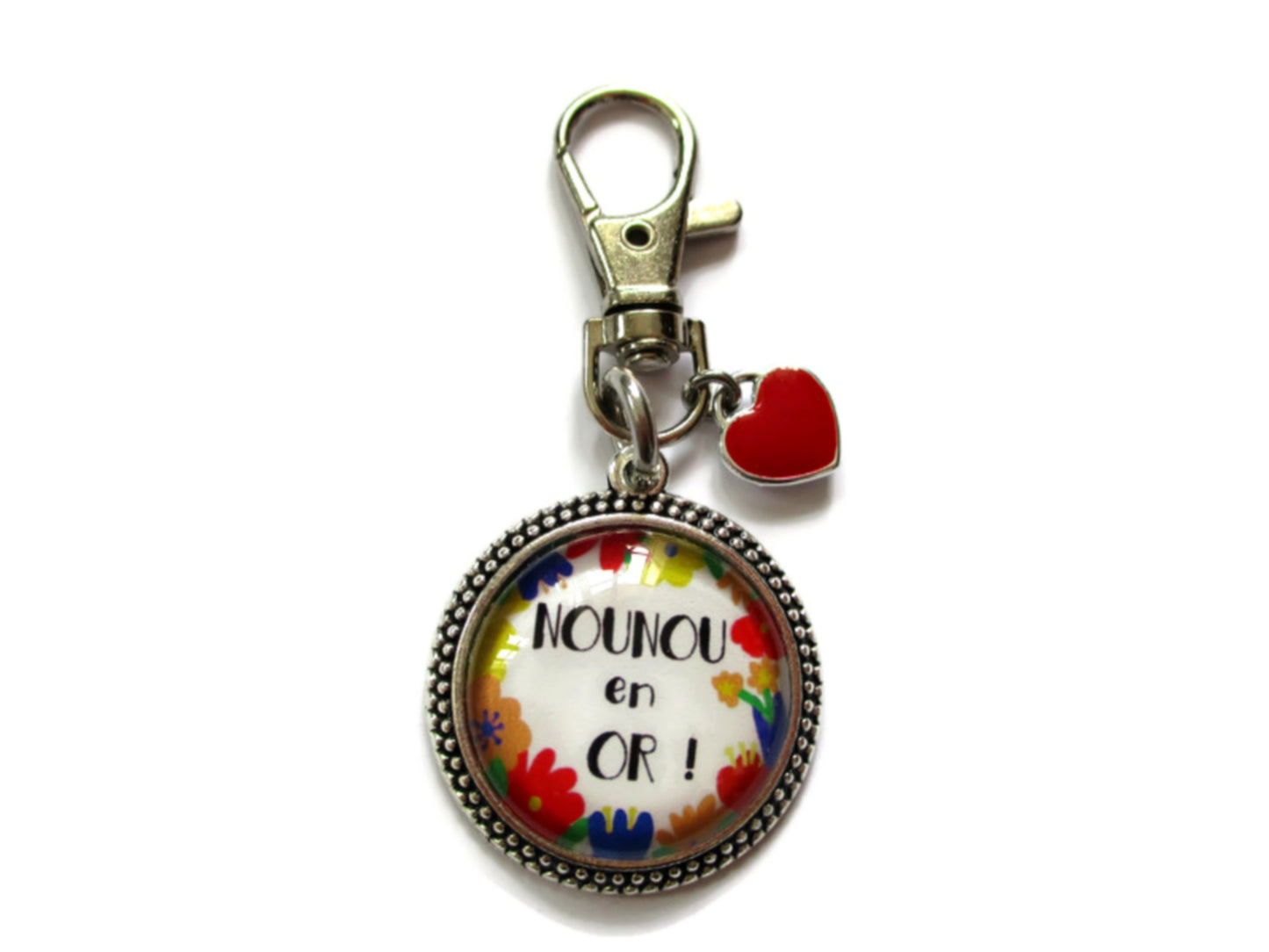 Nounou en or  Keychain