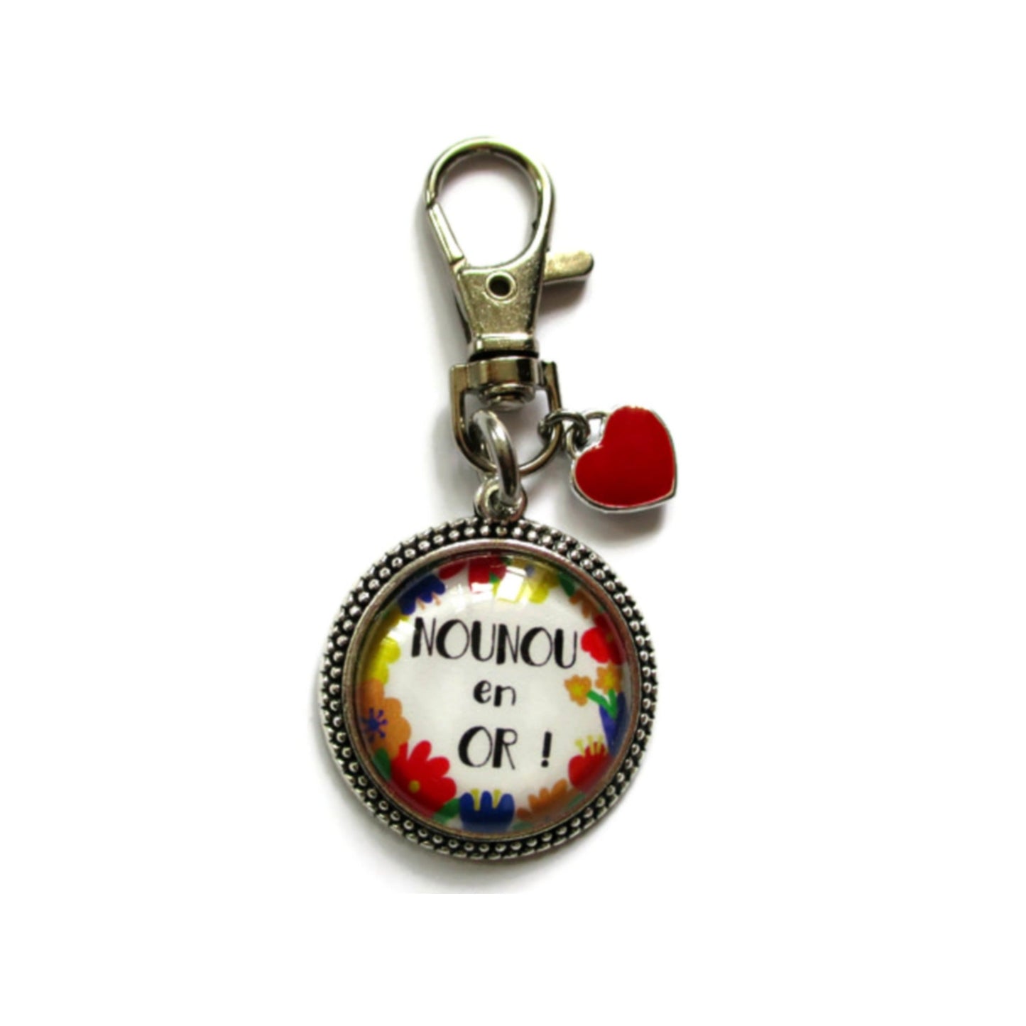 Nounou en or  Keychain