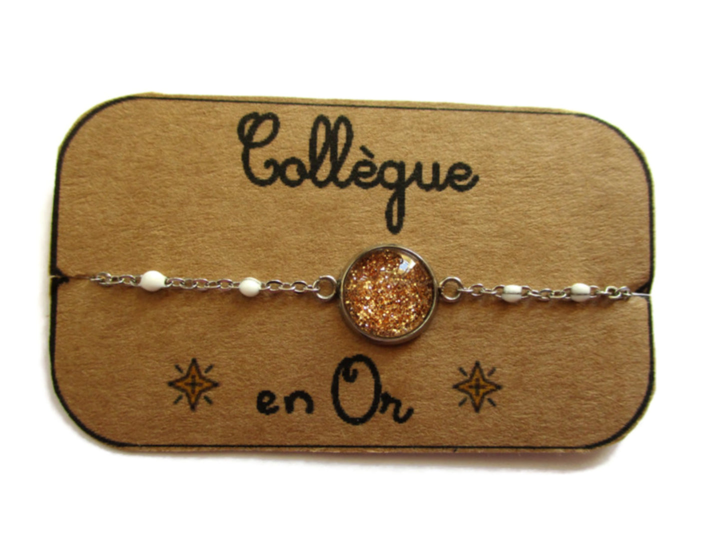 Collègue en or bracelet