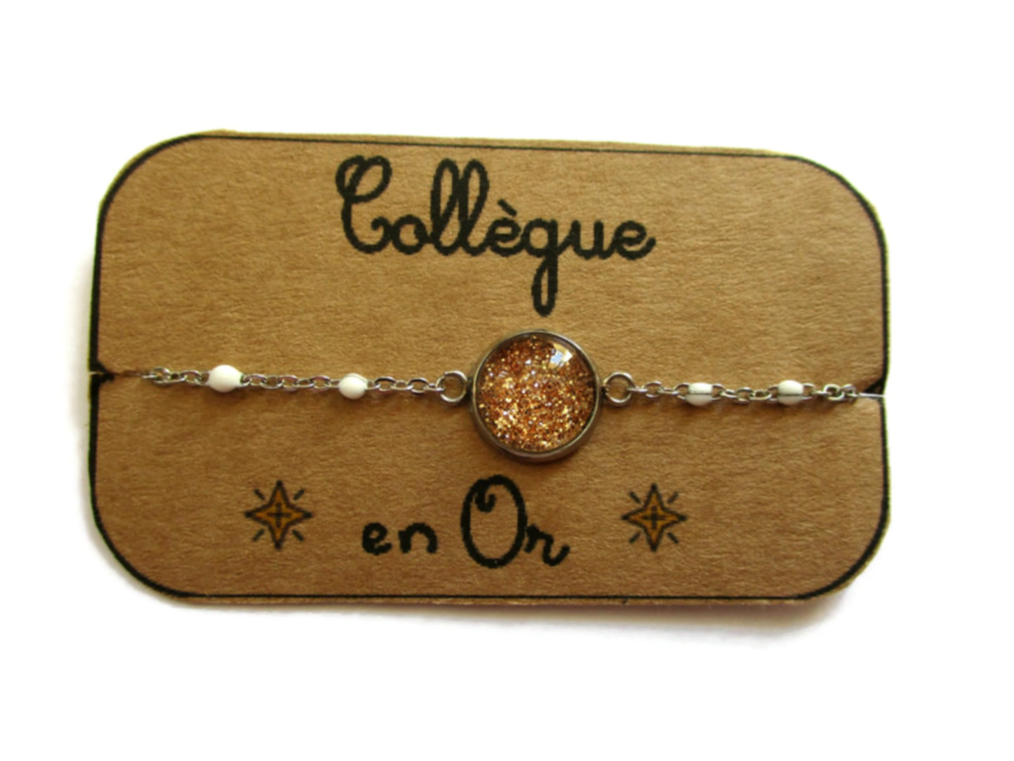 Collègue en or bracelet