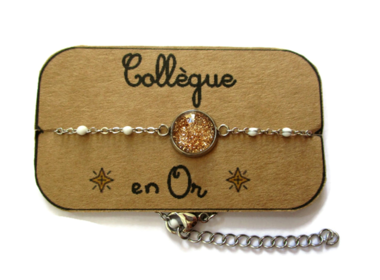 Collègue en or bracelet