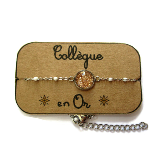 Collègue en or bracelet