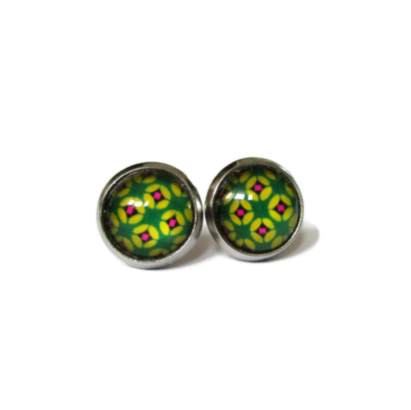 Colorful vintage Kids Stud Earrings