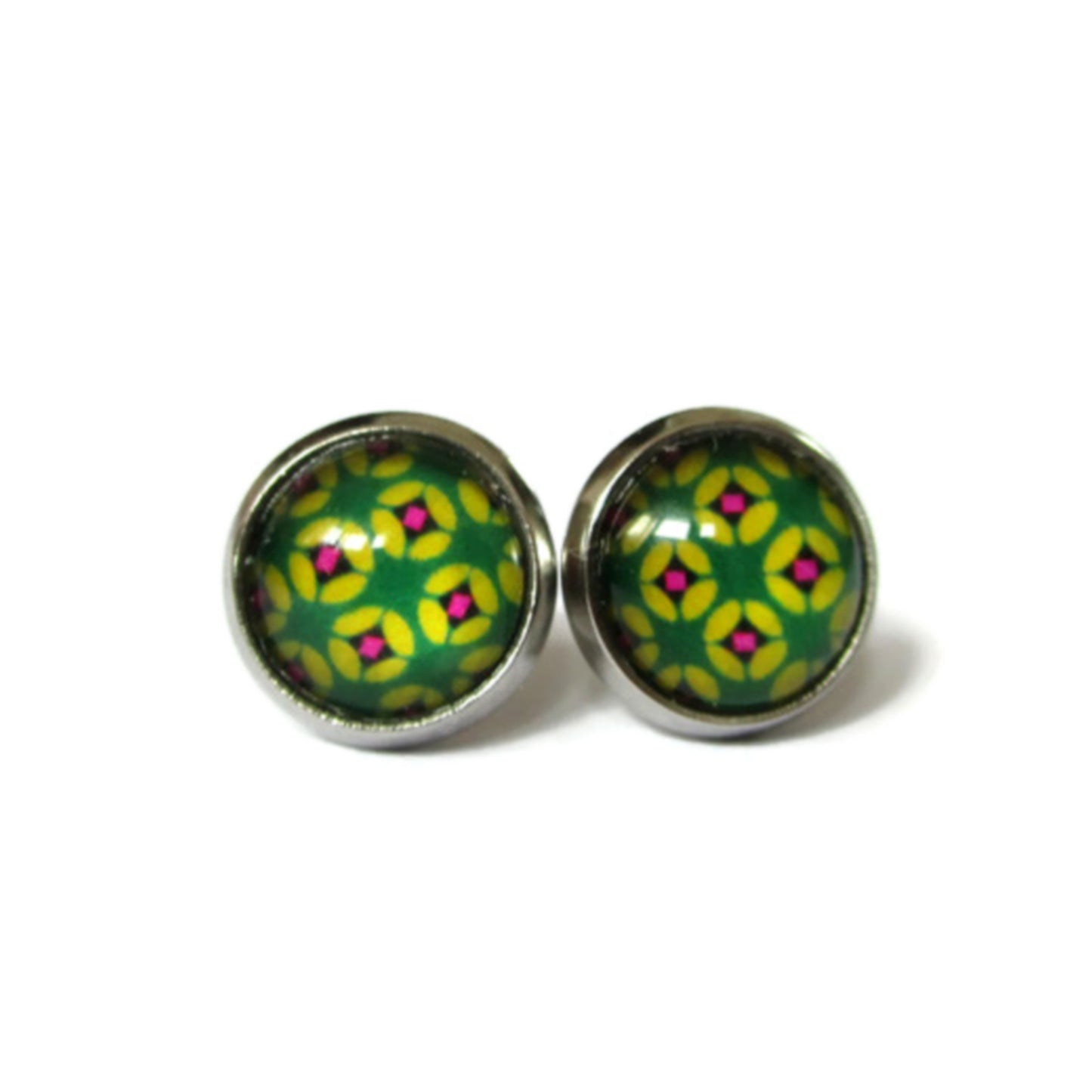 Colorful vintage Kids Stud Earrings