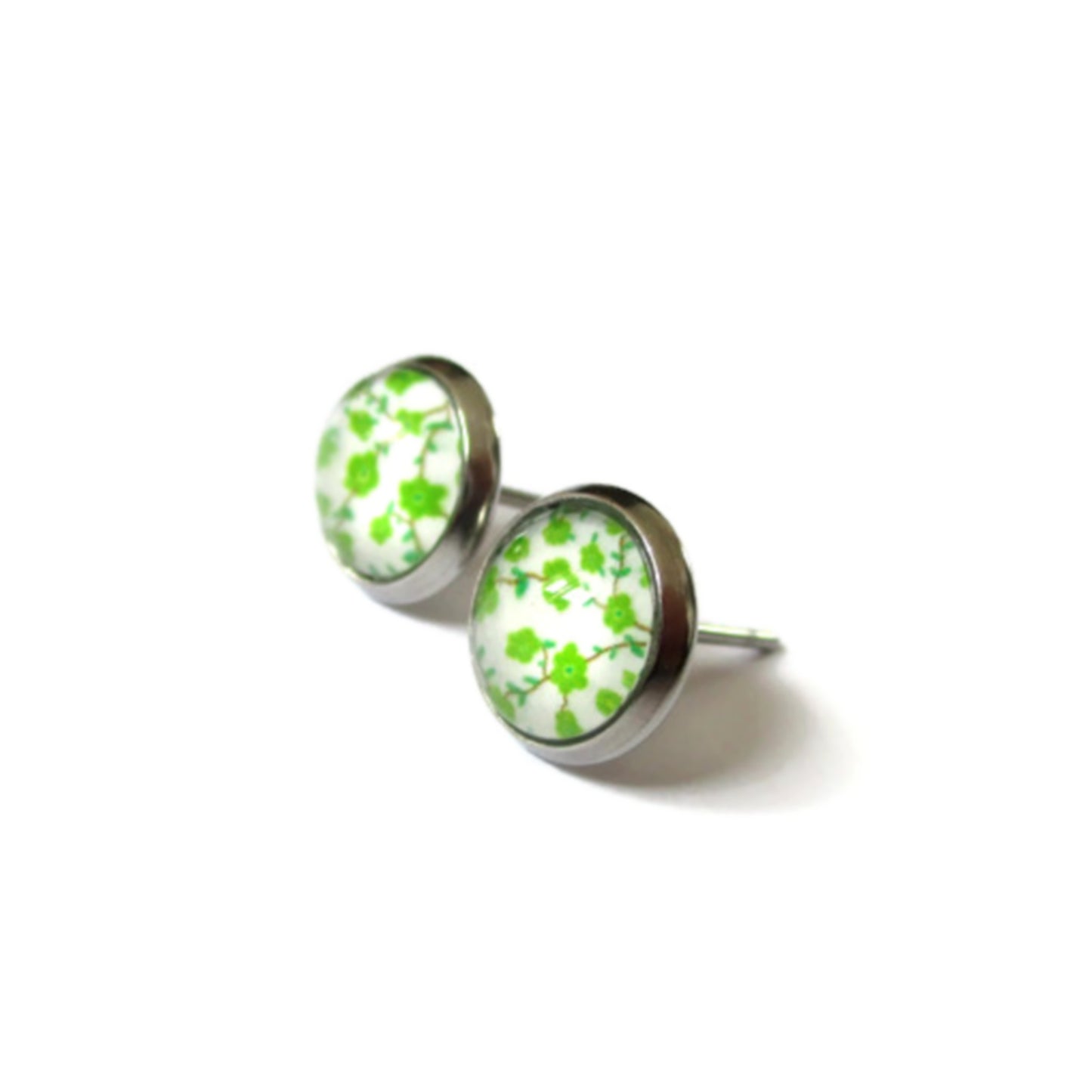 Puces d'Oreilles Enfant Liberty Verte