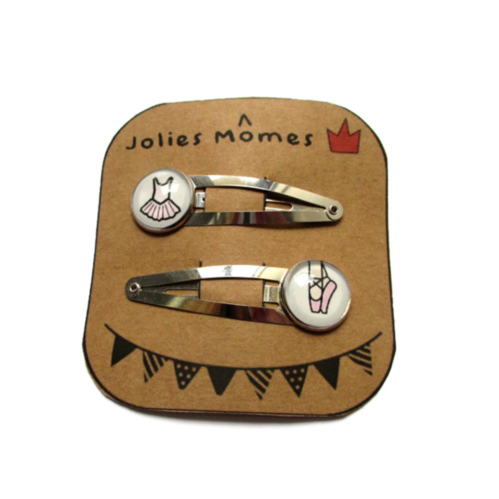 Lot de 2 Barrettes Danseuse